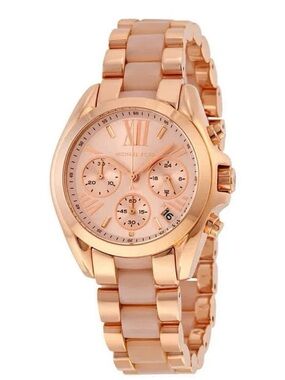 Michael Kors Rose Gold Chronograph Bracelet Watch
